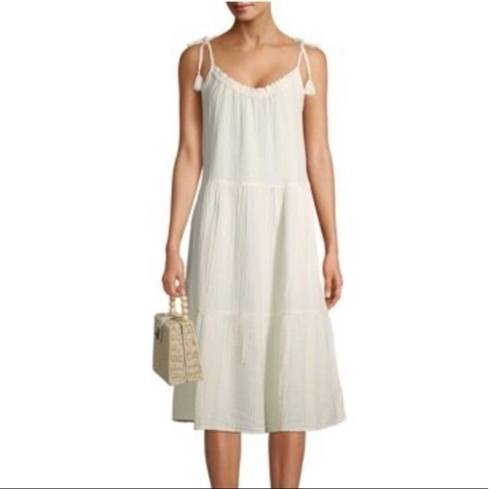 TIME AND TRU Gauzy Cotton Tiered Summer Dress XXL 20
